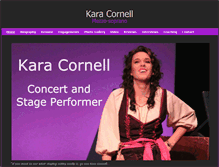 Tablet Screenshot of karacornell.com